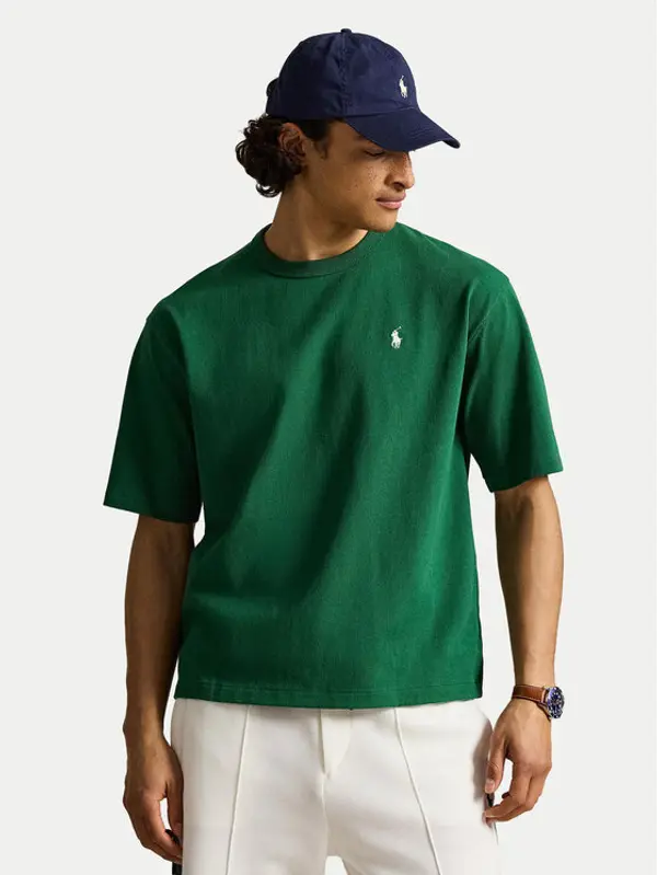 Polo Ralph Lauren Polo Ralph Lauren T-shirt 710A12979005 Tamno zelena Relaxed Fit