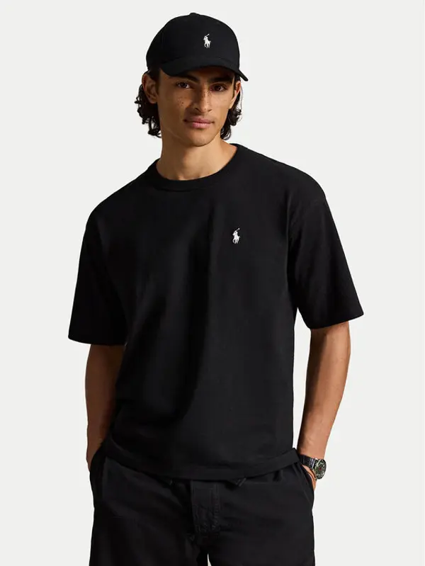 Polo Ralph Lauren Polo Ralph Lauren T-shirt 710A12979008 Crna Regular Fit