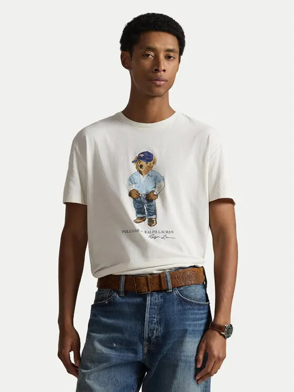 Polo Ralph Lauren Polo Ralph Lauren T-shirt 710B14615001 Bijela Regular Fit