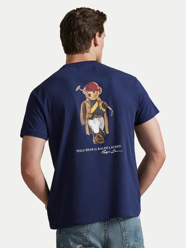 Polo Ralph Lauren Polo Ralph Lauren T-shirt 710B16610001 Tamnoplava Regular Fit