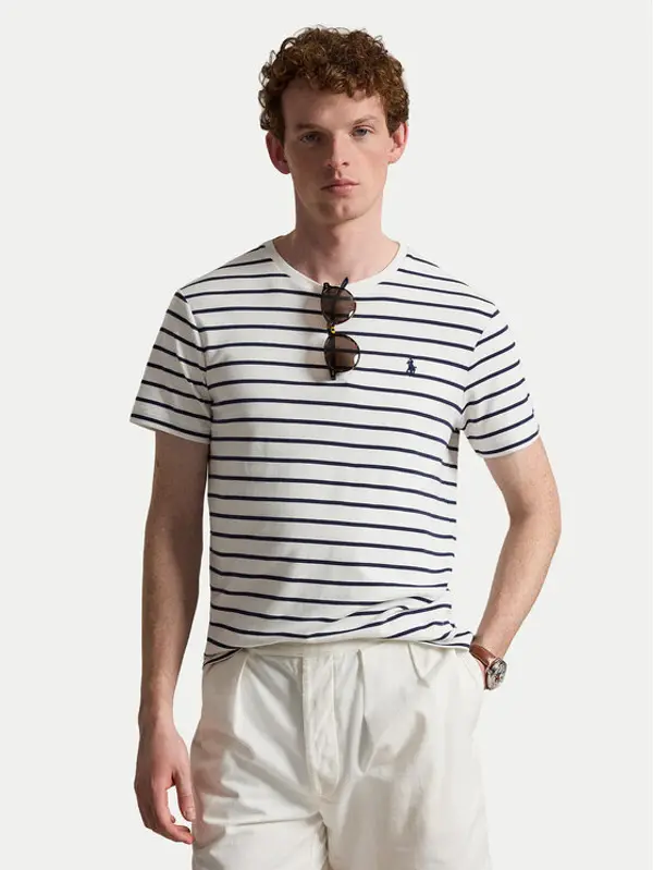 Polo Ralph Lauren Polo Ralph Lauren T-shirt 710B16648002 Bijela Regular Fit