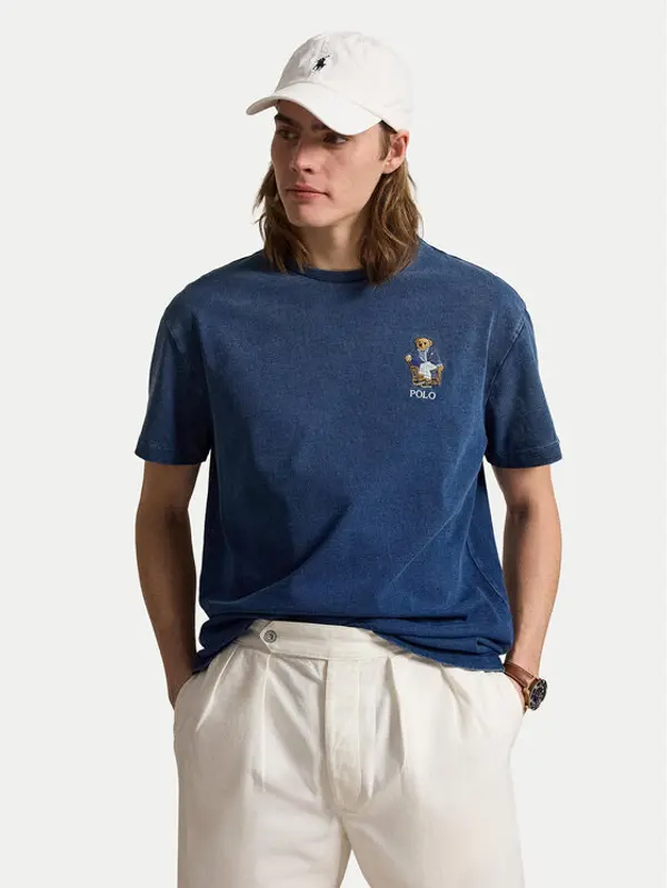 Polo Ralph Lauren Polo Ralph Lauren T-shirt 710B18560001 Tamnoplava Classic Fit