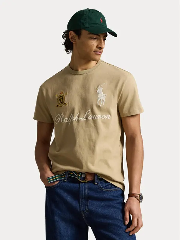 Polo Ralph Lauren Polo Ralph Lauren T-shirt 710B20010003 Bež Regular Fit