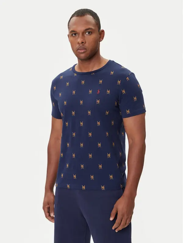 Polo Ralph Lauren Polo Ralph Lauren T-shirt 710P00081001 Tamnoplava Custom Slim Fit