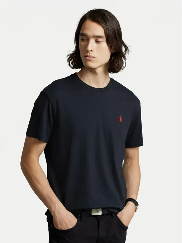 Polo Ralph Lauren Polo Ralph Lauren T-shirt Bsr 710680785 Crna Custom Slim Fit