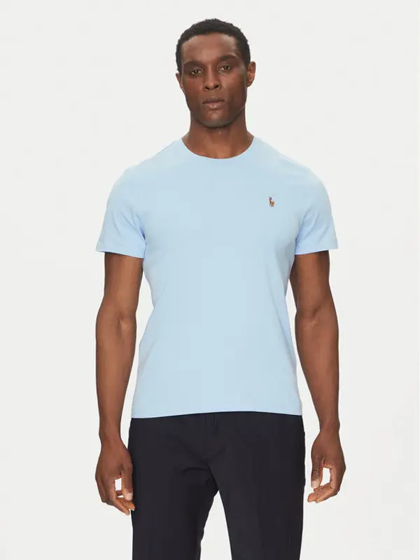 Polo Ralph Lauren Polo Ralph Lauren T-shirt Classics 710740727 Svijetloplava Slim Fit
