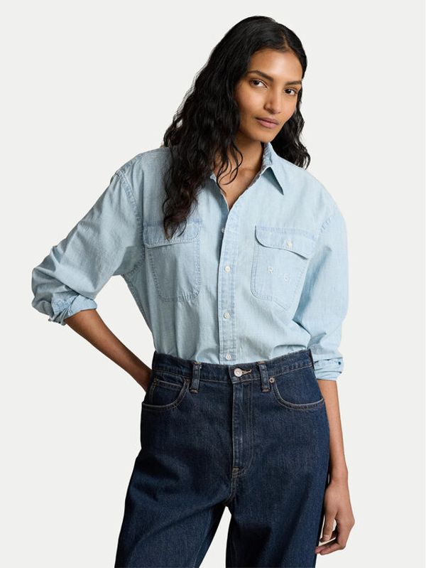 Polo Ralph Lauren Polo Ralph Lauren traper košulja 211935142001 Plava Relaxed Fit