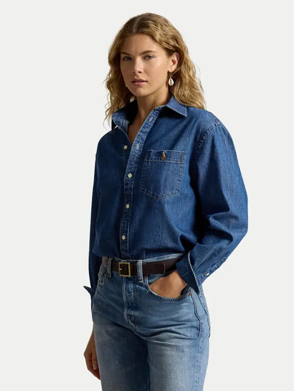 Polo Ralph Lauren Polo Ralph Lauren traper košulja 211B17146001 Plava Regular Fit