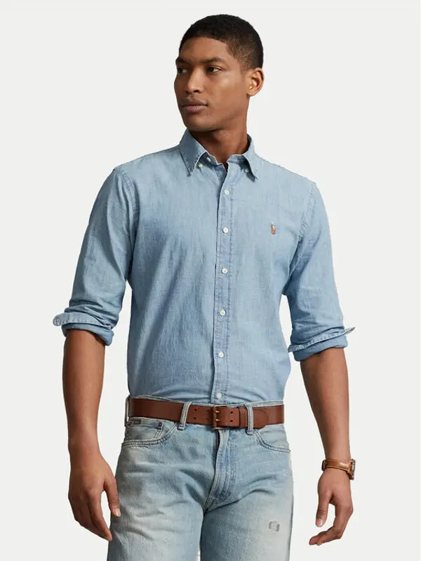 Polo Ralph Lauren Polo Ralph Lauren traper košulja 710792042001 Plava Custom Fit
