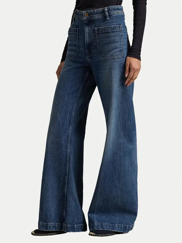 Polo Ralph Lauren Polo Ralph Lauren Traperice 211969382001 Plava Bootcut Fit