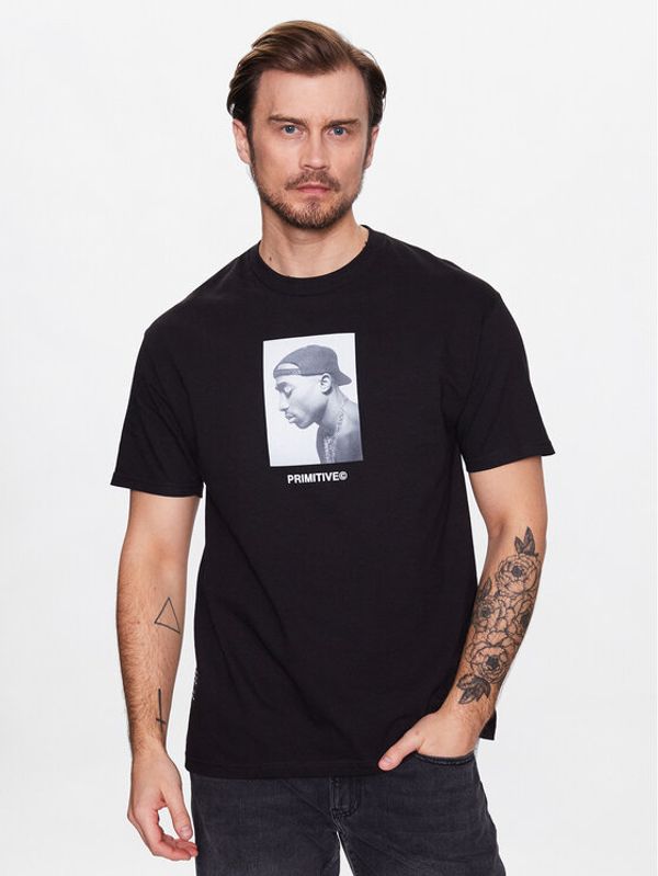 Primitive Primitive T-shirt 2Pac P14380 Crna Regular Fit