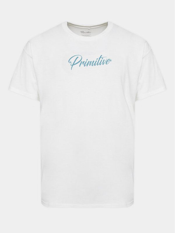 Primitive Primitive T-shirt Shiver PAPFA2305 Bijela Regular Fit