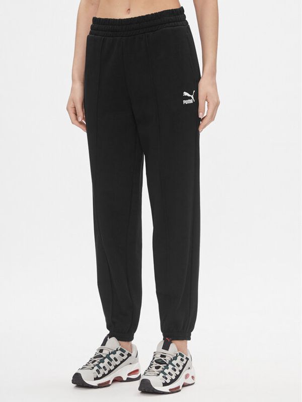 Puma Puma Donji dio trenerke Classics 535685 Crna Loose Fit