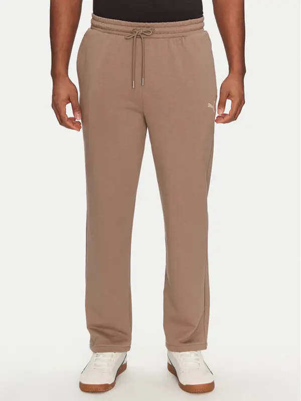 Puma Puma Donji dio trenerke Ess 629651 Smeđa Relaxed Fit