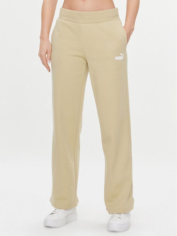 Puma Puma Donji dio trenerke Ess+ 676093 Bež Regular Fit