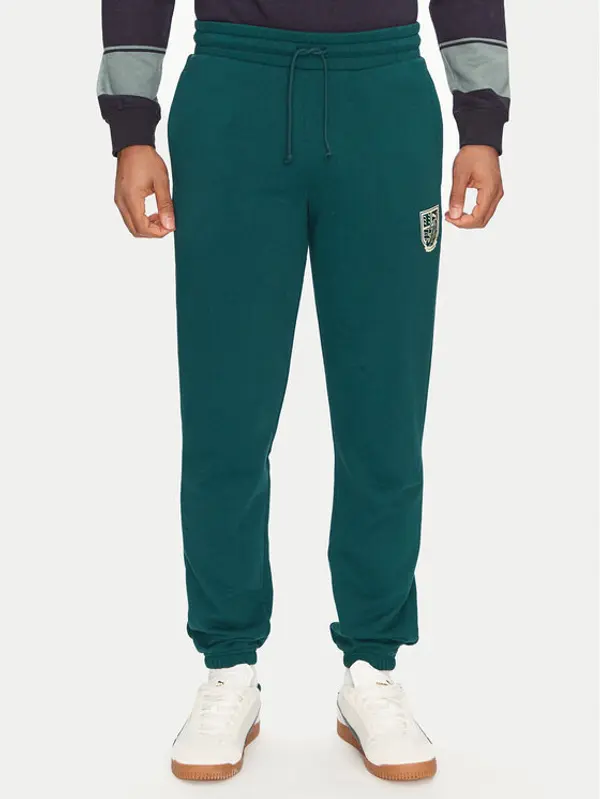 Puma Puma Donji dio trenerke Sports Legacy Graphic 629631 Zelena Regular Fit