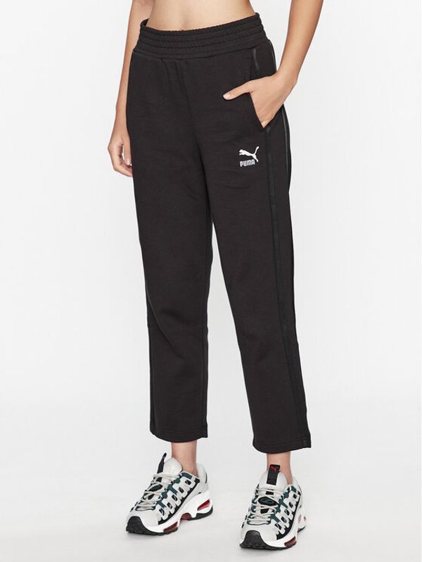 Puma Puma Donji dio trenerke T7 621467 Crna Regular Fit