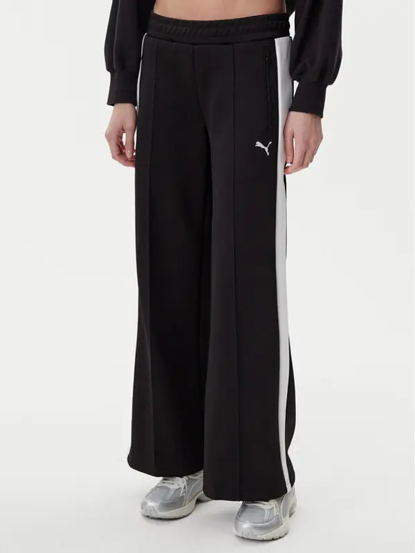 Puma Puma Donji dio trenerke T7 629803 Crna Wide Leg