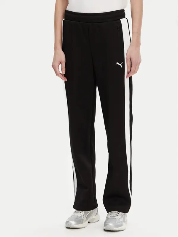 Puma Puma Donji dio trenerke T7 Always On 629797 Crna Straight Fit
