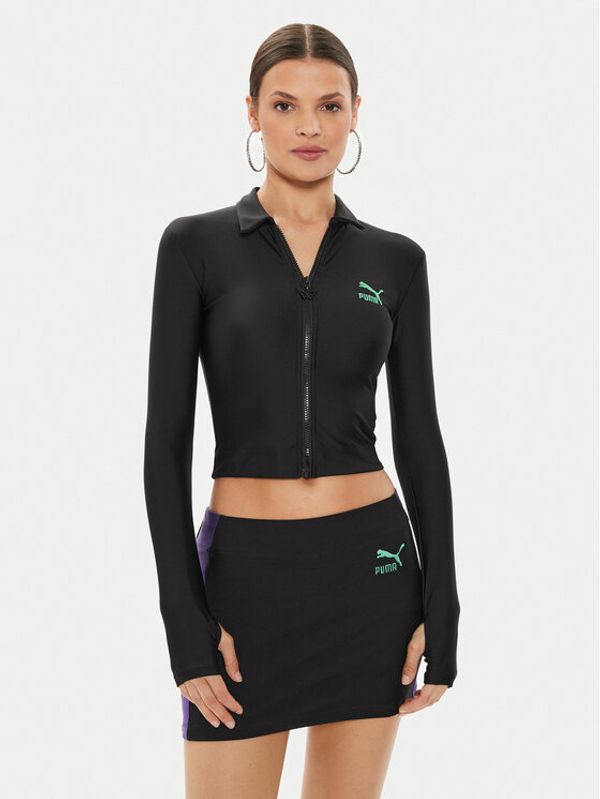 Puma Puma Majica dugih rukava DUA LIPA 536633 Crna Slim Fit