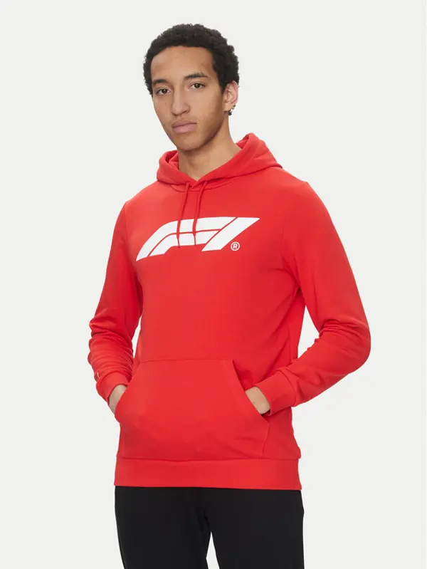 Puma Puma Majica dugih rukava F1 Ess Logo 625853 Crvena Regular Fit