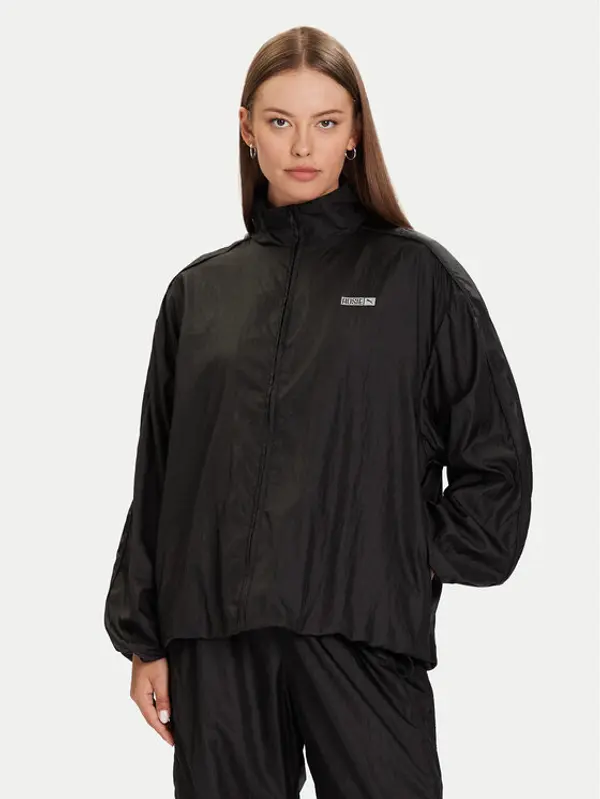 Puma Puma Majica dugih rukava PUMA X ROSÉ T7 633793 01 Crna Oversize