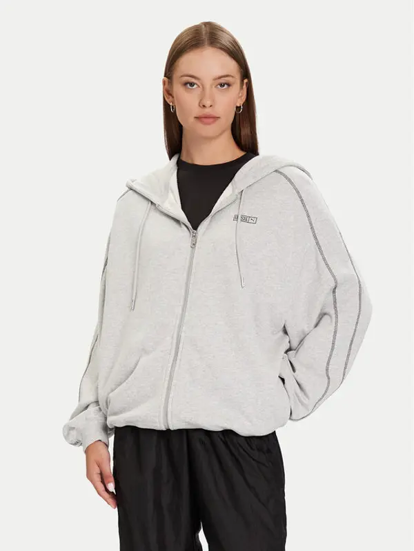 Puma Puma Majica dugih rukava PUMA X ROSÉ T7 633801 10 Siva Oversize