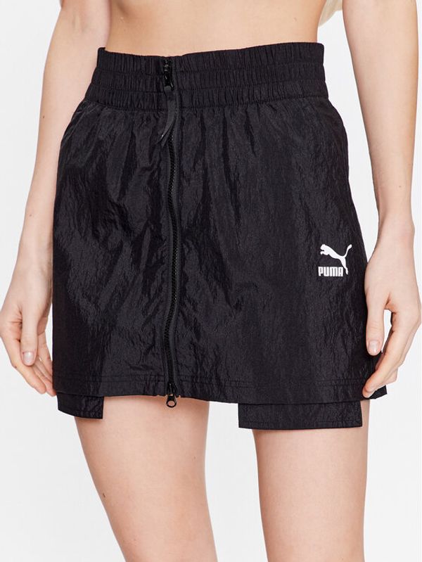 Puma Puma Mini suknja Dare To 538344 Crna Regular Fit