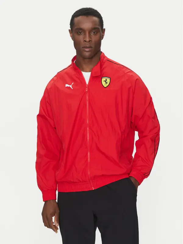 Puma Puma Prijelazna jakna Ferrari Race T7 630215 Crvena Regular Fit