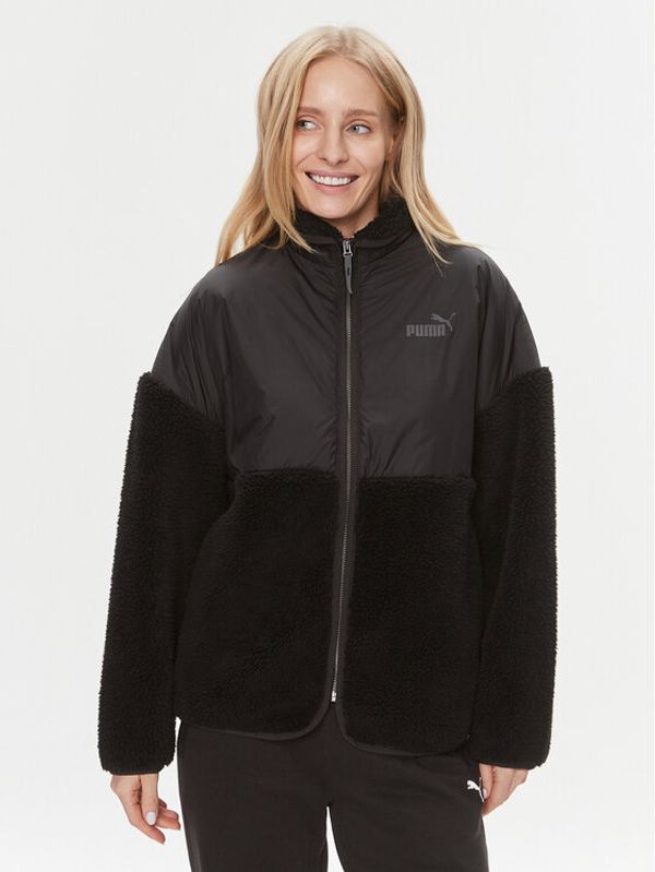 Puma Puma Prijelazna jakna Hybrid 675371 Crna Regular Fit