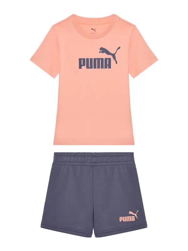 Puma Puma Set majica i hlače Ess 686307 Ružičasta Regular Fit
