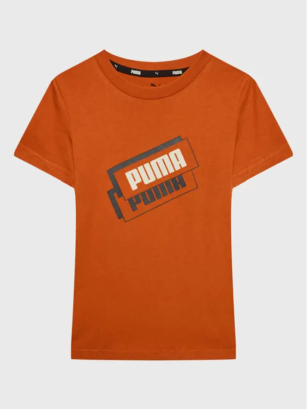 Puma Puma T-shirt Alpha Holiday 670109 Narančasta Regular Fit