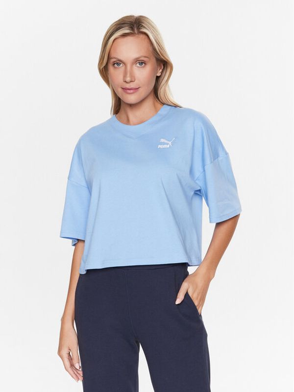 Puma Puma T-shirt Classics 538052 Svijetloplava Oversize