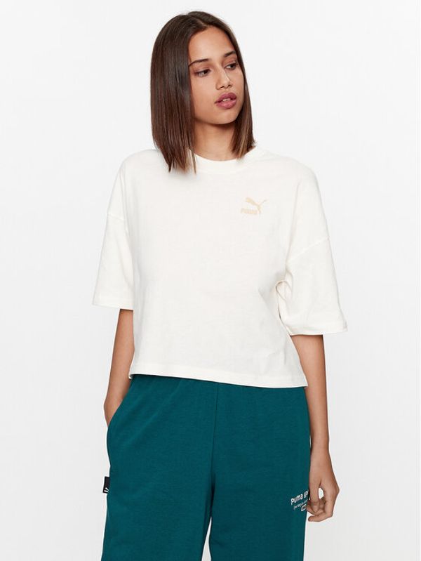 Puma Puma T-shirt Classics 621381 Écru Oversize