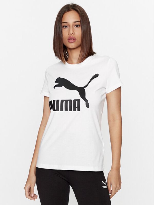 Puma Puma T-shirt Classics Logo 530076 Bijela Regular Fit
