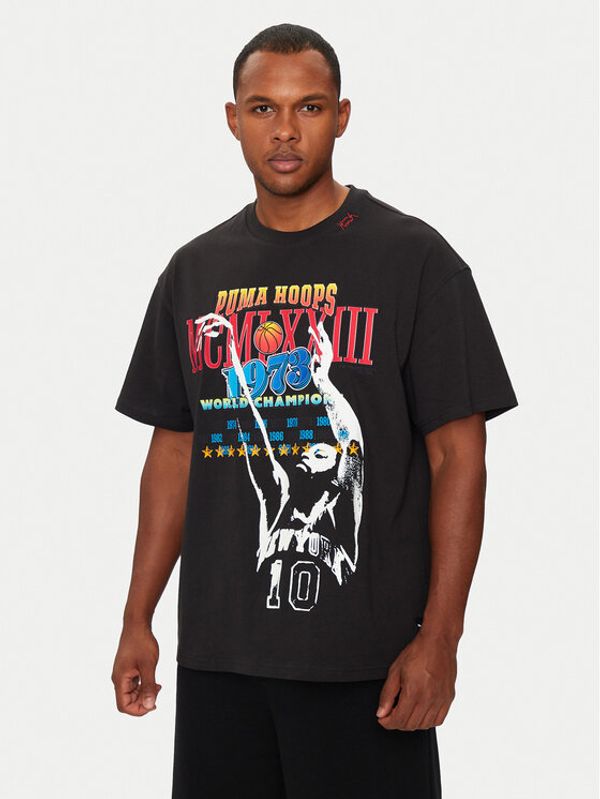 Puma Puma T-shirt Crowd Craze 1 627214 Crna Oversize