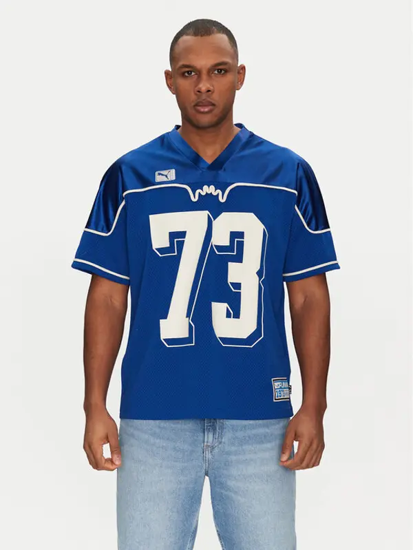 Puma Puma T-shirt Dress Code Football 630254 Plava Relaxed Fit