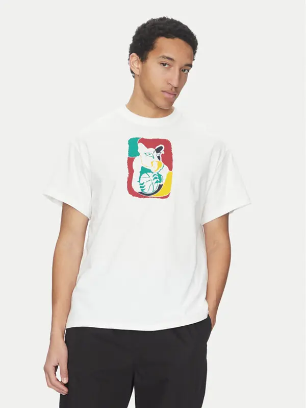 Puma Puma T-shirt Dylan Exhibit 630673 Bijela Regular Fit