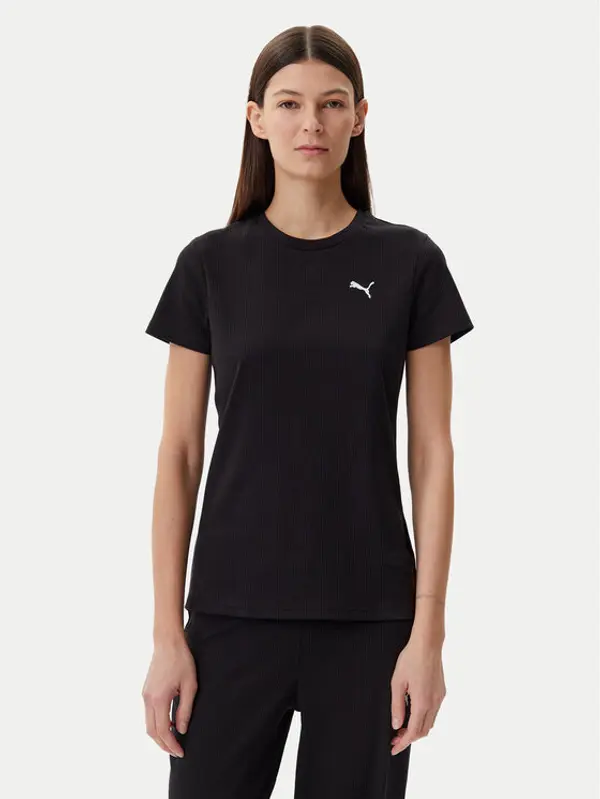 Puma Puma T-shirt Ess Elevated 685021 Crna Slim Fit