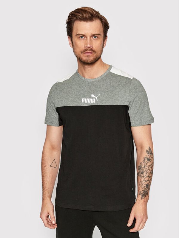 Puma Puma T-shirt Ess+Block 847426 Crna Regular Fit