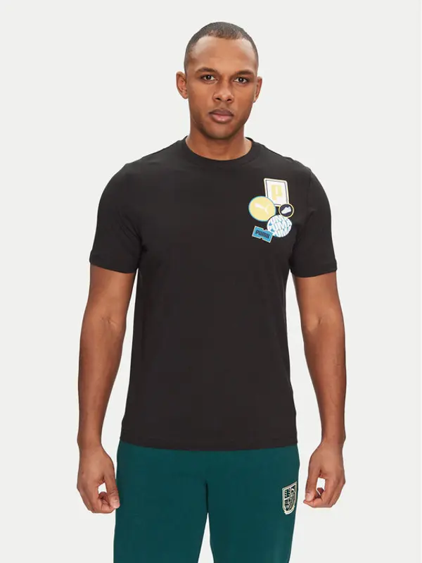 Puma Puma T-shirt Graphics Icon 684829 Crna Regular Fit