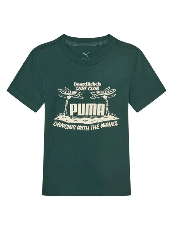 Puma Puma T-shirt MID90S Graphic 685152 Zelena Regular Fit