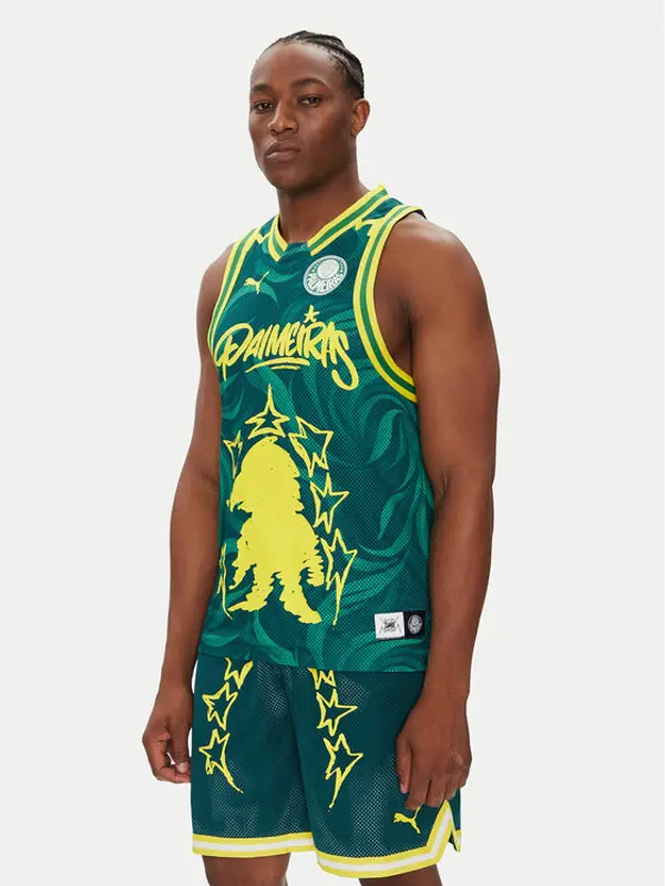 Puma Puma Tank top 631702 Zelena Regular Fit