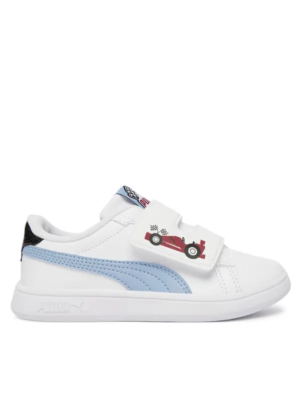 Puma Puma Tenisice Puma Smash 3.0 Racing Crew V 408385 01 Bijela