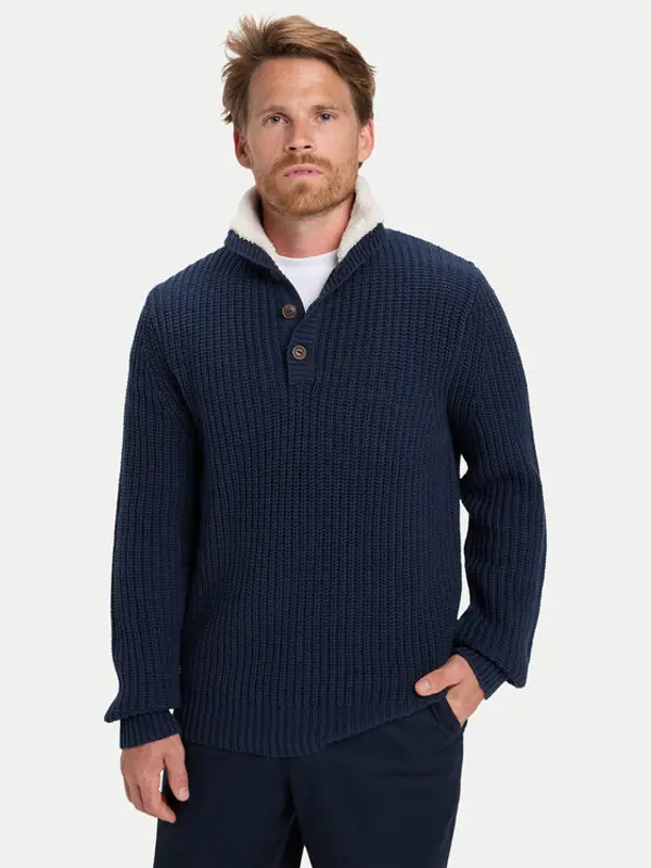 Quiksilver Quiksilver Džemper Boulevard EQYSW03328 Tamnoplava Regular Fit
