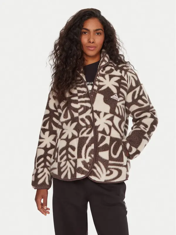 Quiksilver Quiksilver Flis Chalok EQWPF03003 Smeđa Relaxed Fit