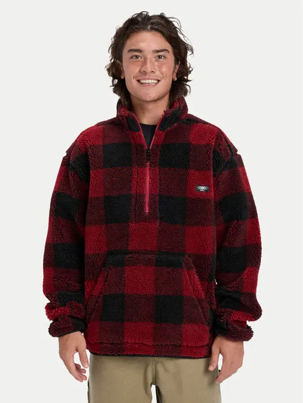 Quiksilver Quiksilver Flis Mercury Woodlans EQYPF03070 Tamnocrvena Regular Fit