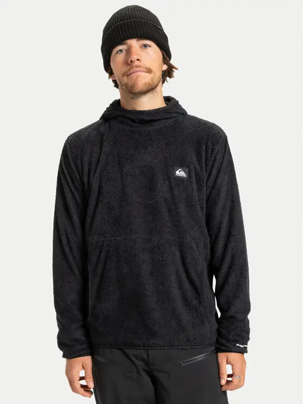 Quiksilver Quiksilver Flis Warm Up Hoodie EQYPF03079 Crna Regular Fit
