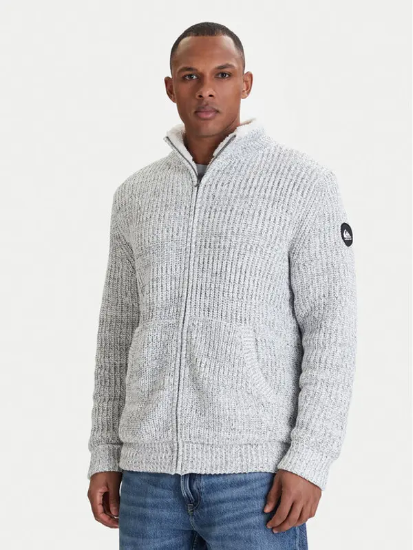Quiksilver Quiksilver Kardigan Boketto EQYSW03324 Siva Regular Fit