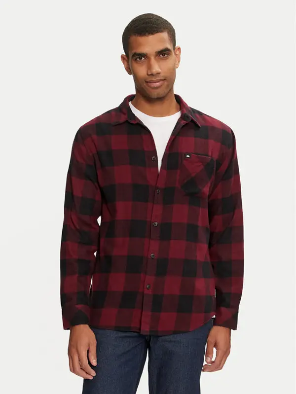 Quiksilver Quiksilver Košulja Buffalo Classic AQYWT03369 Tamnocrvena Regular Fit